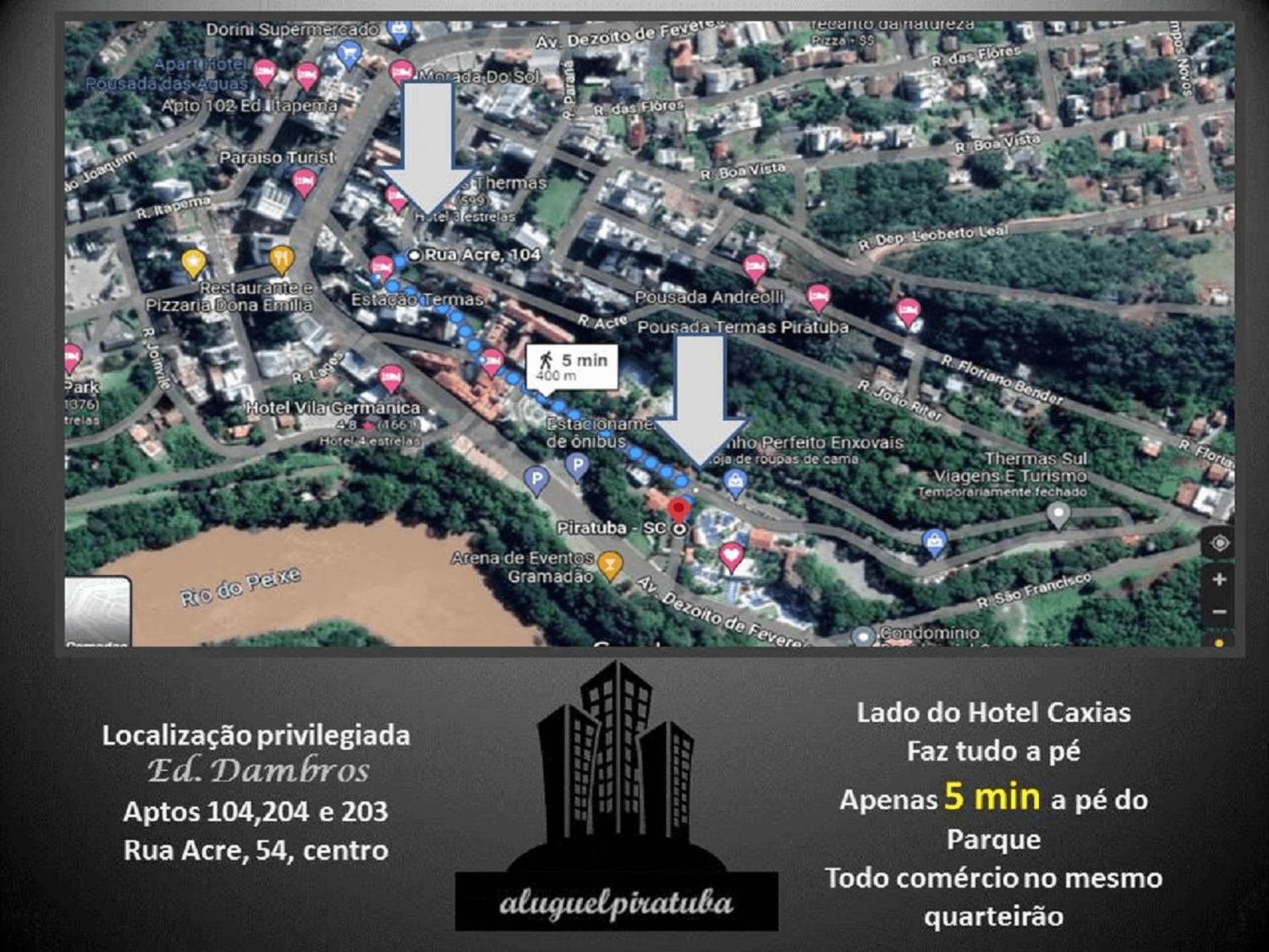 Aconchegante Apto 104 Fica 5 Min Do Parque Termal Piratuba Buitenkant foto